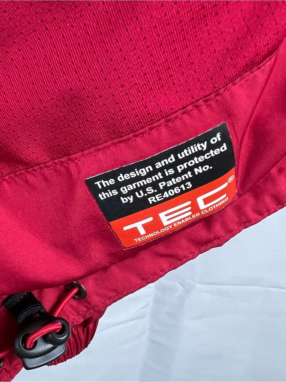 SCOTTeVEST Jacket Mens Medium Red Travel Windbreaker Full Zip Pockets TEC - Picture 6 of 9